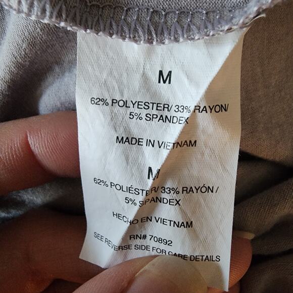 Apana Yoga Lifestyle Pale Purple Keyhole Tie Back Activewear Tunic | Womens Med - Picture 14 of 16